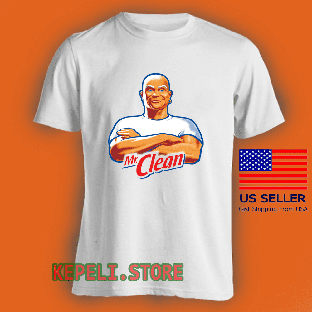 Mr. Clean Men's White T-shirt - Walmart.com