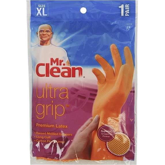 Mr. Clean Mr. Clean Ultra Grip Glove, Multicolor