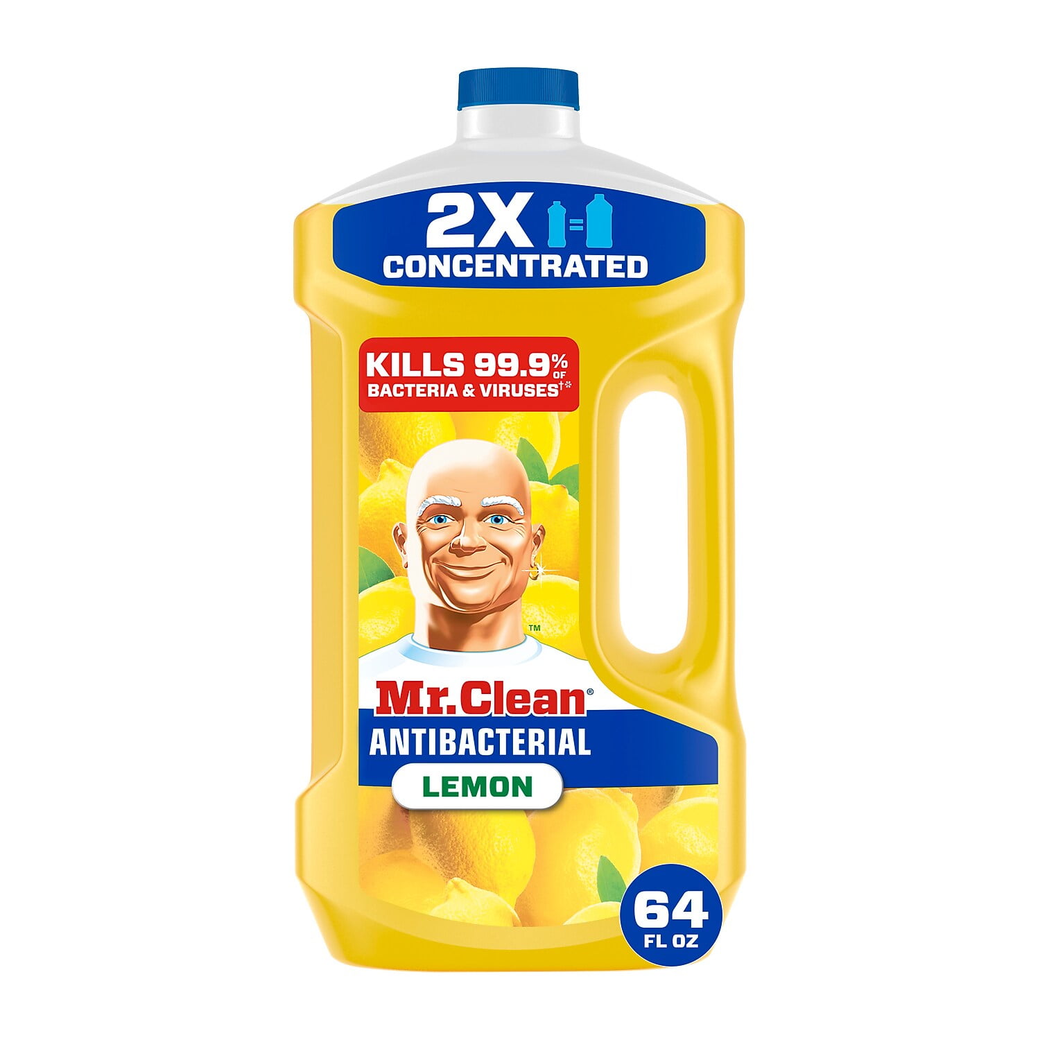 Mr. Clean Antibacterial Multi-Surface Cleaner Lemon Scent 64 fl. oz. (11290)