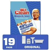 Mr. Clean Original Magic Eraser Cleaning Pads with Durafoam, 19 count