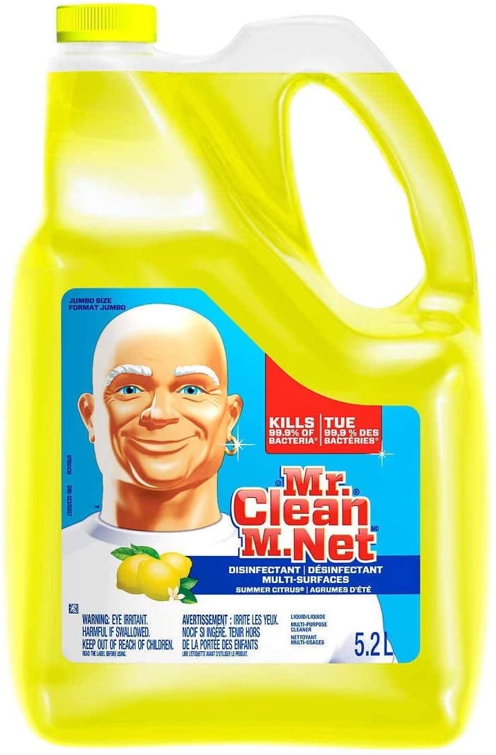 Mr. Clean Summer Citrus Liquid Multi Purpose Cleaner, 176 Fl.Oz / 5.2 L