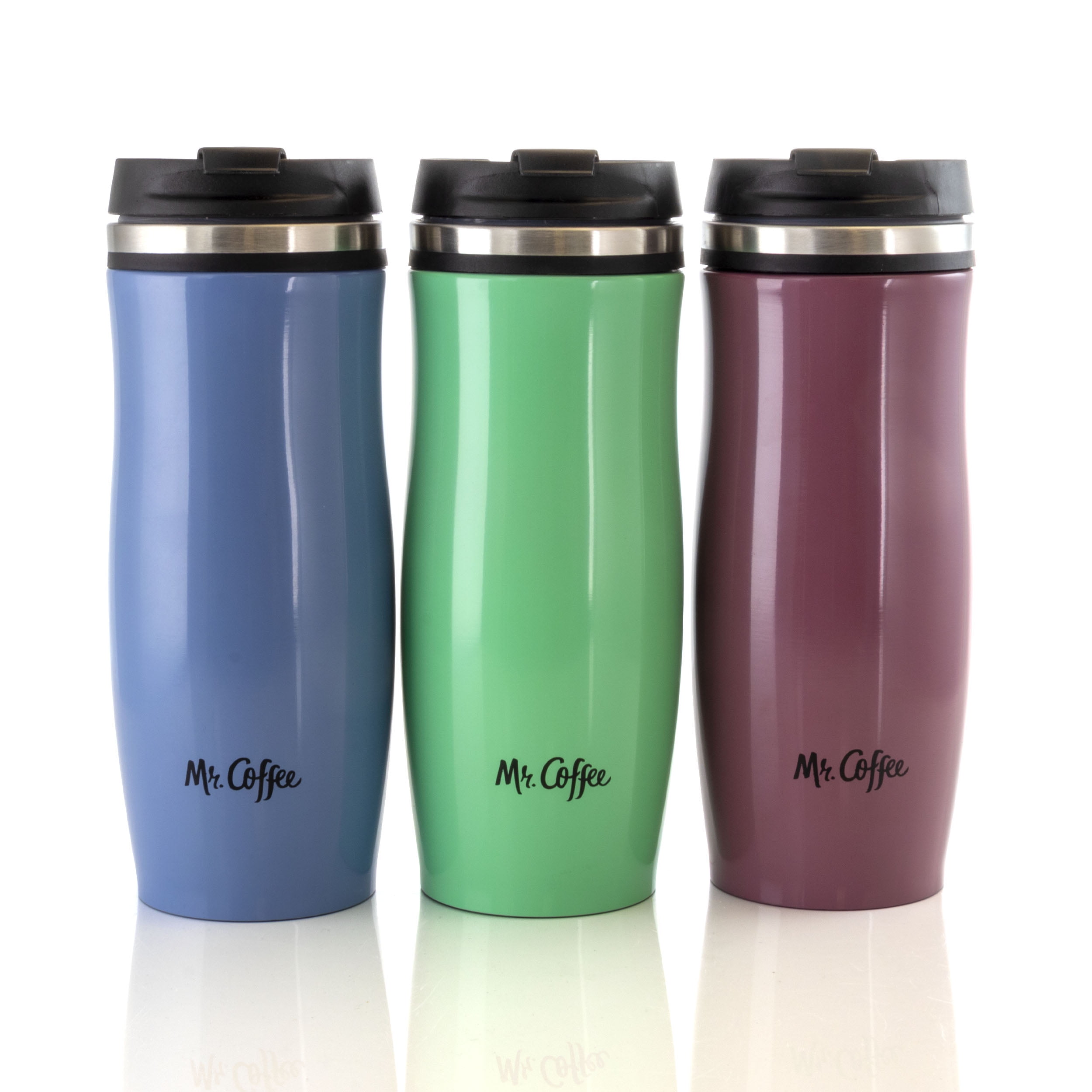 Mr. Coffee 23-fl oz Stainless Steel Insulated Tumbler in the Water Bottles  & Mugs department at