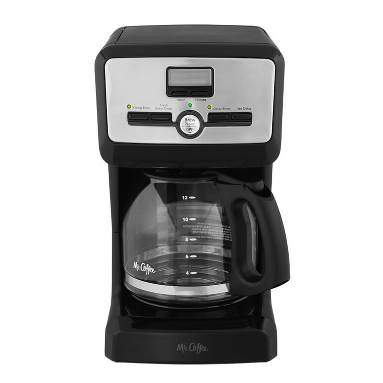 The Mr. Coffee BVMC-PC05BL3 5-Cup Programmable Mini Brew Coffee  Maker(Cracked)