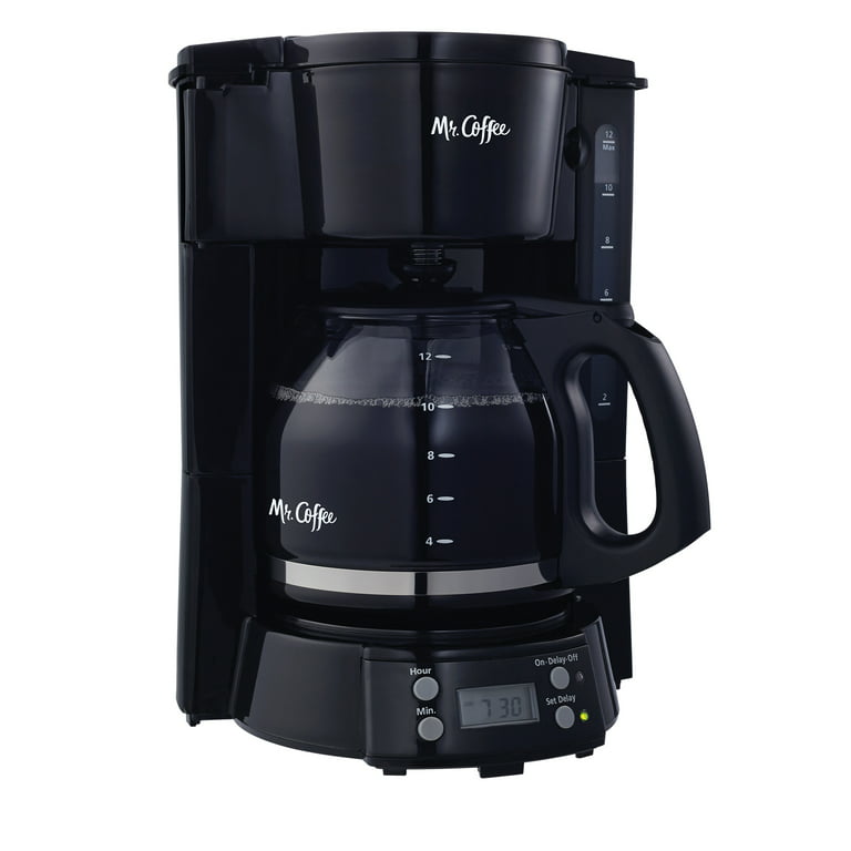 Mr. Coffee 12-Cup Programable Coffee Maker Black/Stainless Steel
