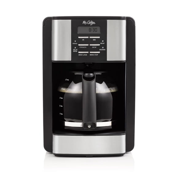 Open Box Mr. Coffee 12 Cup Programmable Coffee Maker with 3-Way to Brew System
