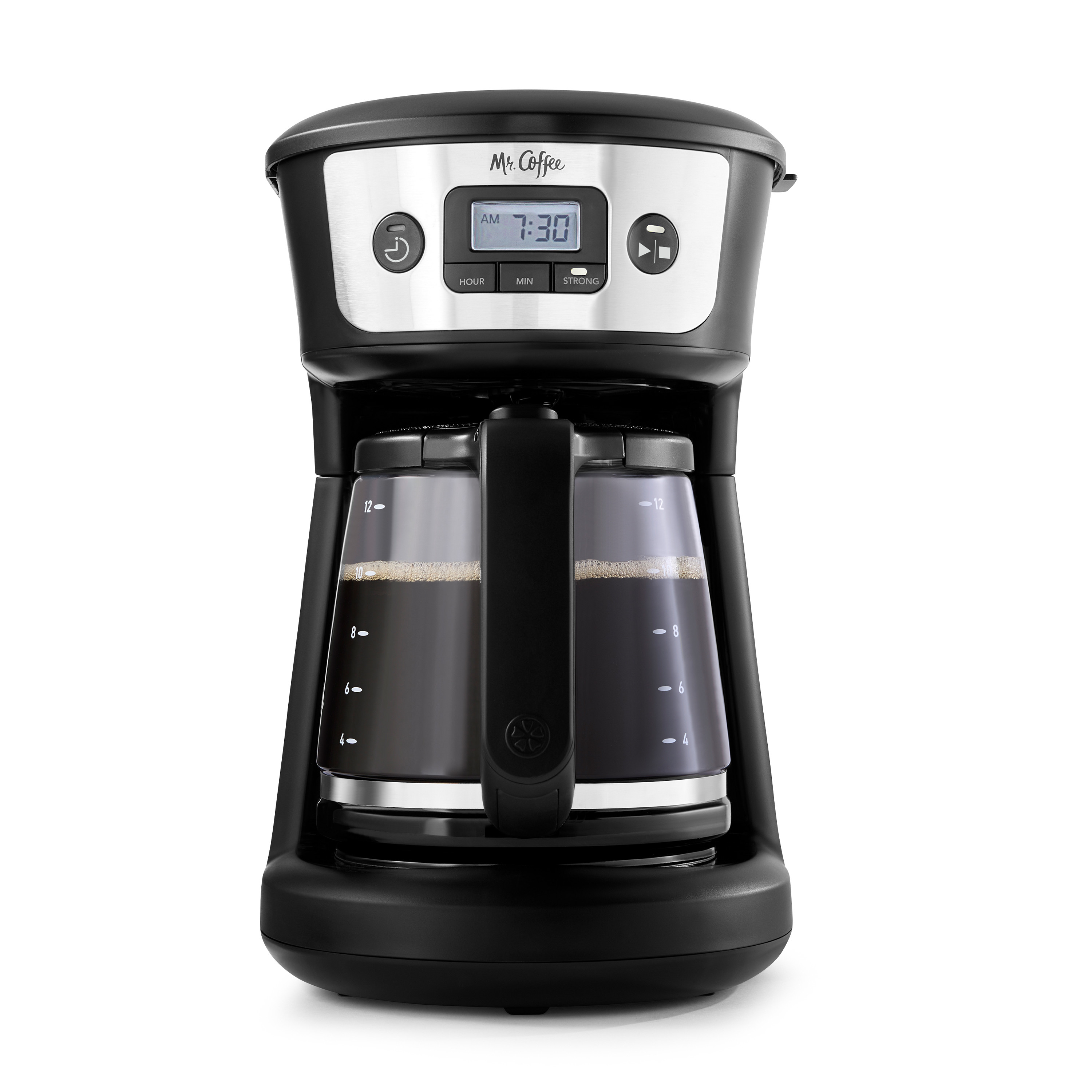 Mr. Coffee® 12-Cup Programmable Coffee Maker with Strong Brew Selector, Stainless Steel - image 1 of 10