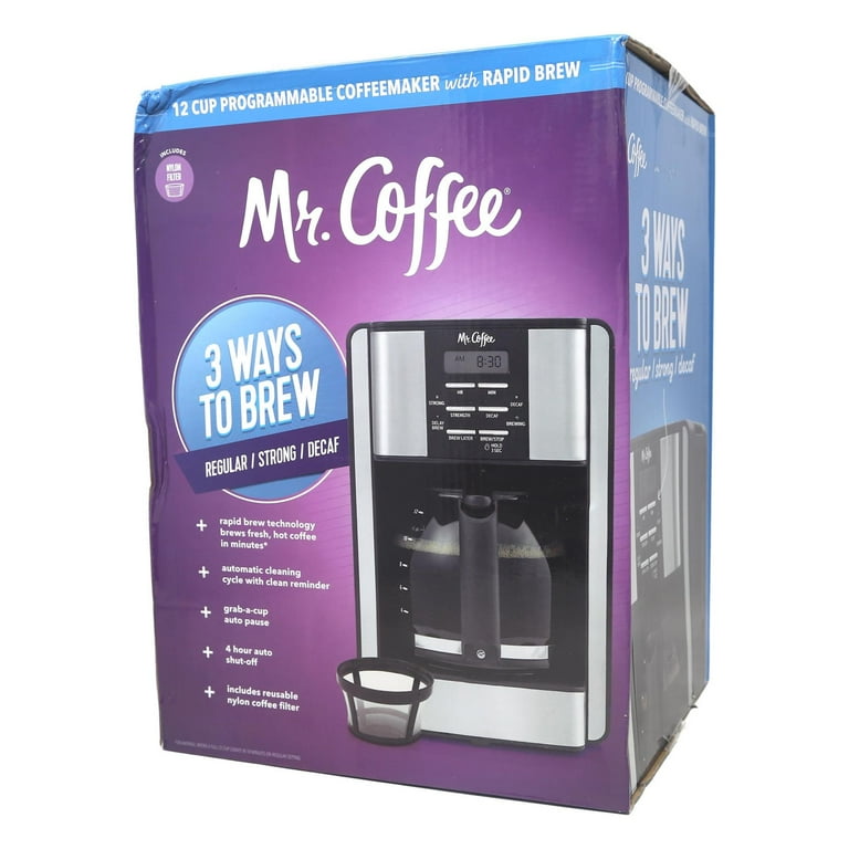 Cup Programmable Coffee Maker Mr Coffee 12 Cup Filter Coffee 12