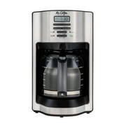Mr. Coffee 12c Programmable Coffee Maker with Rapid Brew System Stainless Steel
