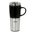 thumbnail image 1 of Mr. Coffee 16 Ounce Stainless Steel and Stoneware Travel Mug, 1 of 3