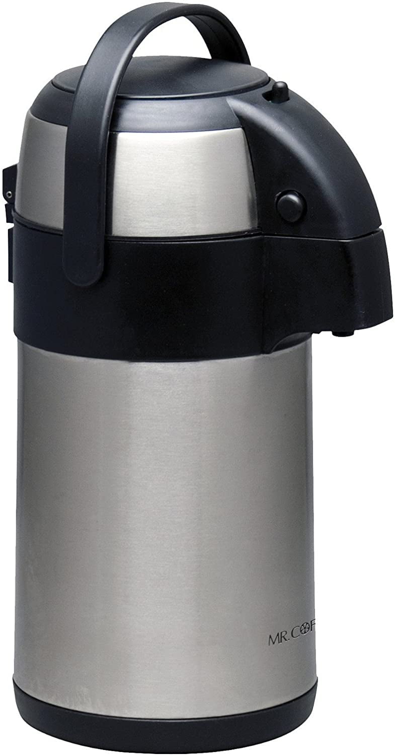 Mr. Coffee Olympia 1 Quart Insulated Stainless Steel Thermal Coffee Pot :  Target