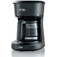 Mr. Coffee 2129512 ® 5-Cup Mini Brew Switch Coffee Maker, Black
