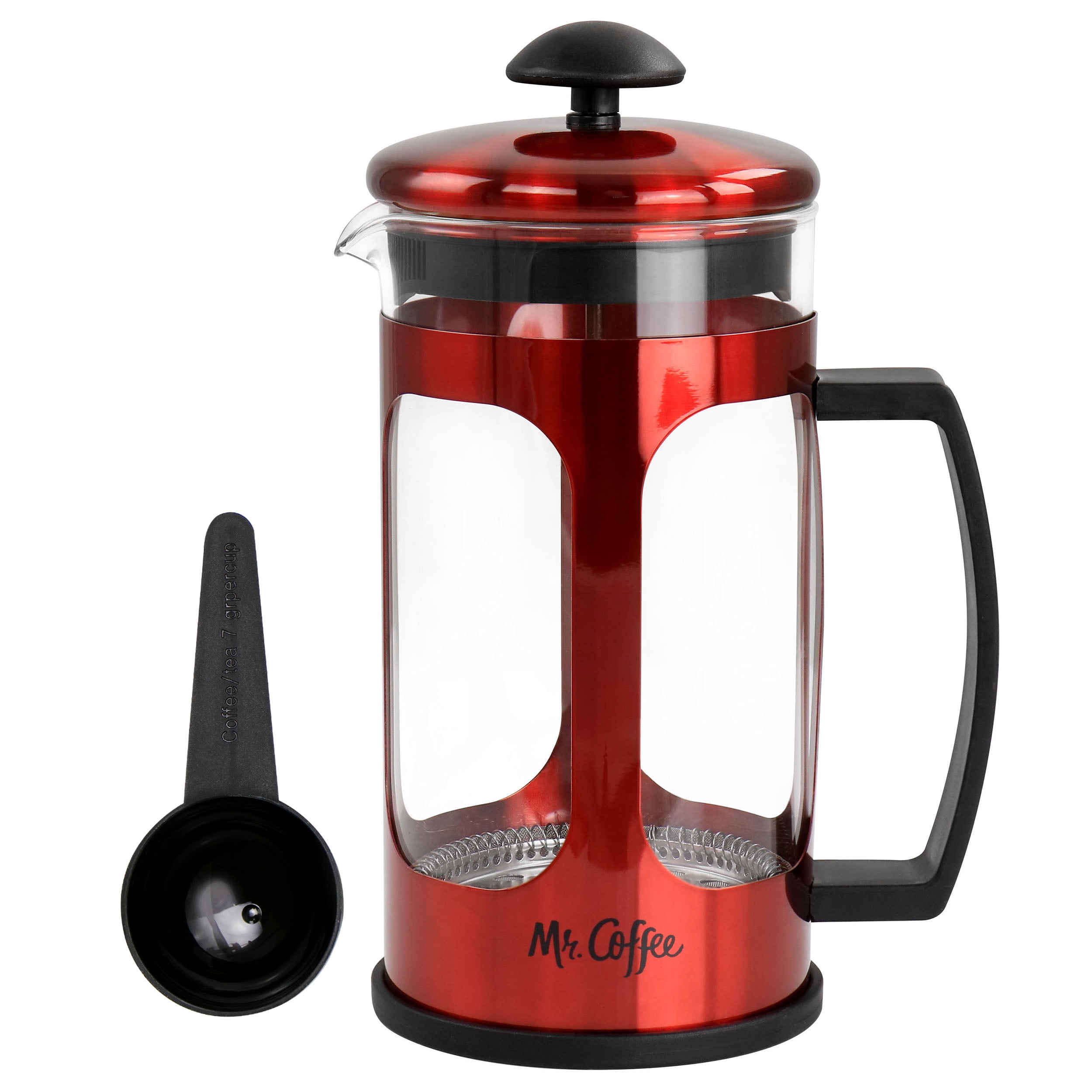 Mr. Coffee Brivio 28 Ounce Glass French Press Coffee Maker with