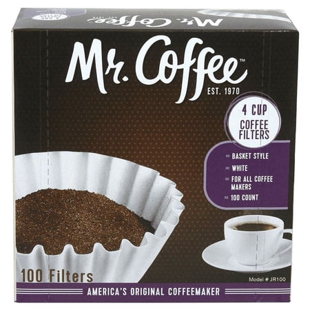 Mr. Coffee 4 Cup Basket Coffee Filters 100 Count price history and forecast - Mr. Coffee JR-4