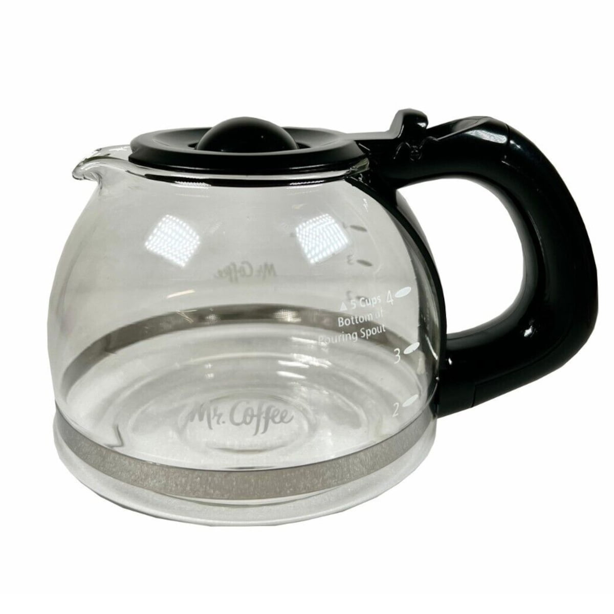 Mr. Coffee Verduzco 1 Liter 4- Cup Clear Glass Pour Over Coffee