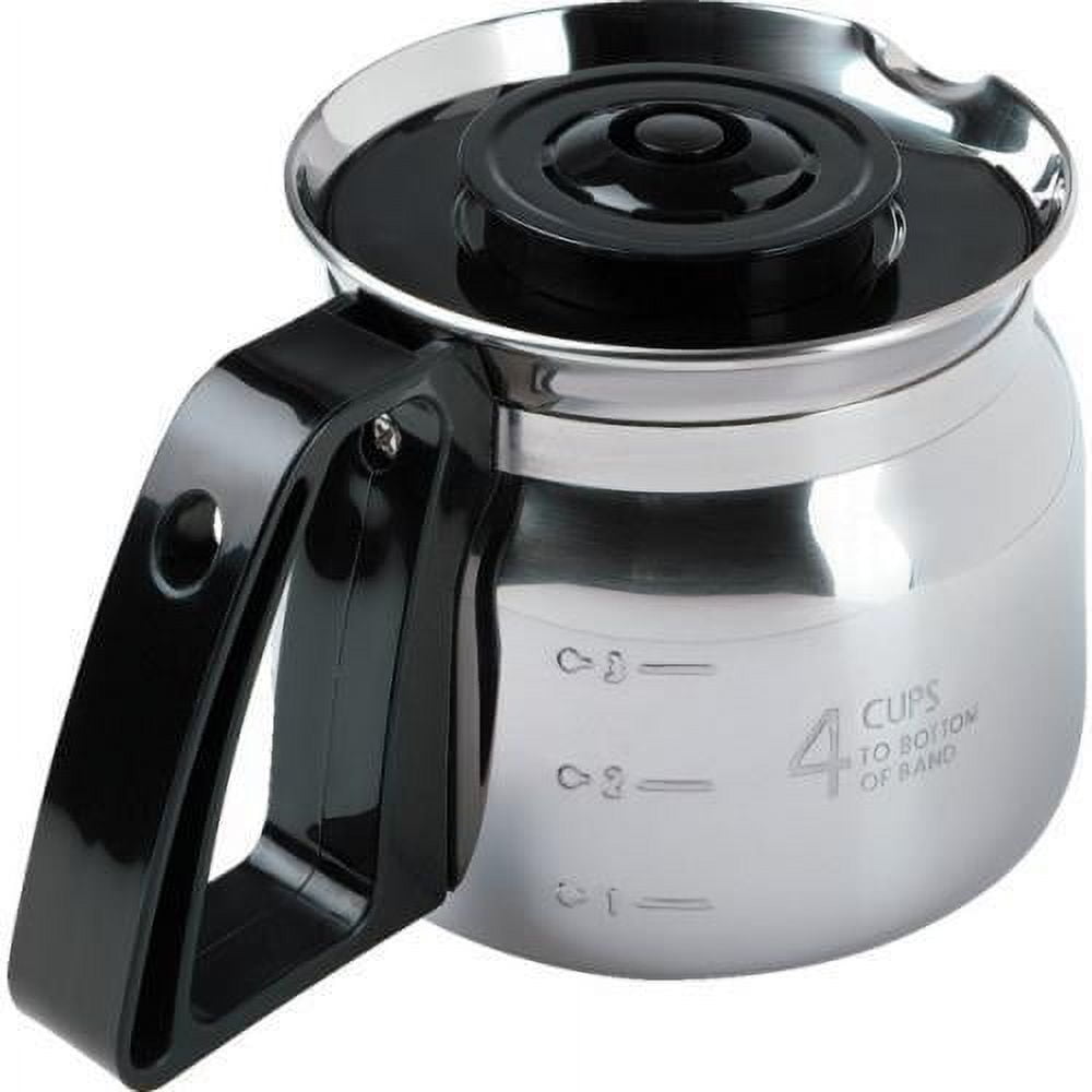 Mr. Coffee 4-Cup Stainless Steel Coffee Decanter