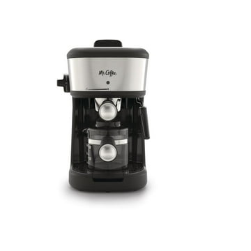 Mr. Coffee® 4-Shot Steam Espresso, Cappuccino, and Latte Maker in Black