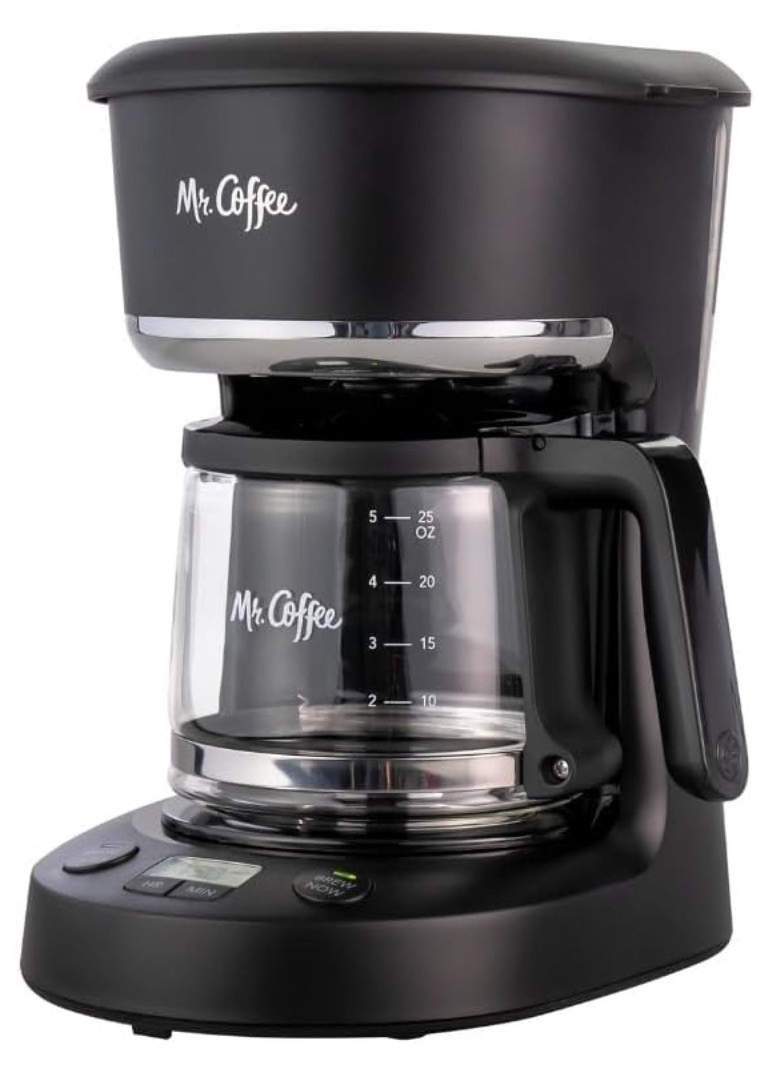 Mr. Coffee, 5-Cup Mini Brew Coffee Maker, Black
