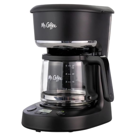 Mr. Coffee, 5-Cup Mini Brew Coffee Maker, Black