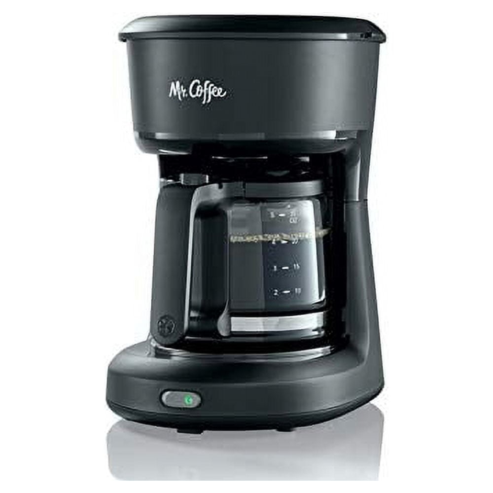Mr. Coffee 5-Cup Mini Brew Switch Coffee Maker, Black (Used) 