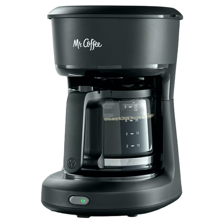Mr. Coffee® Drip Small 5-Cup Coffee Maker with Filter, Black