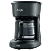 Mr. Coffee® 5-Cup Mini Brew Switch Coffee Maker, Black