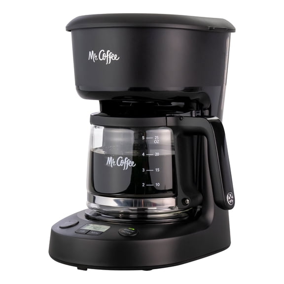 Mr. Coffee 5-Cup Programmable Coffee Maker,10.80 x 2.43 x 7.50 Inches