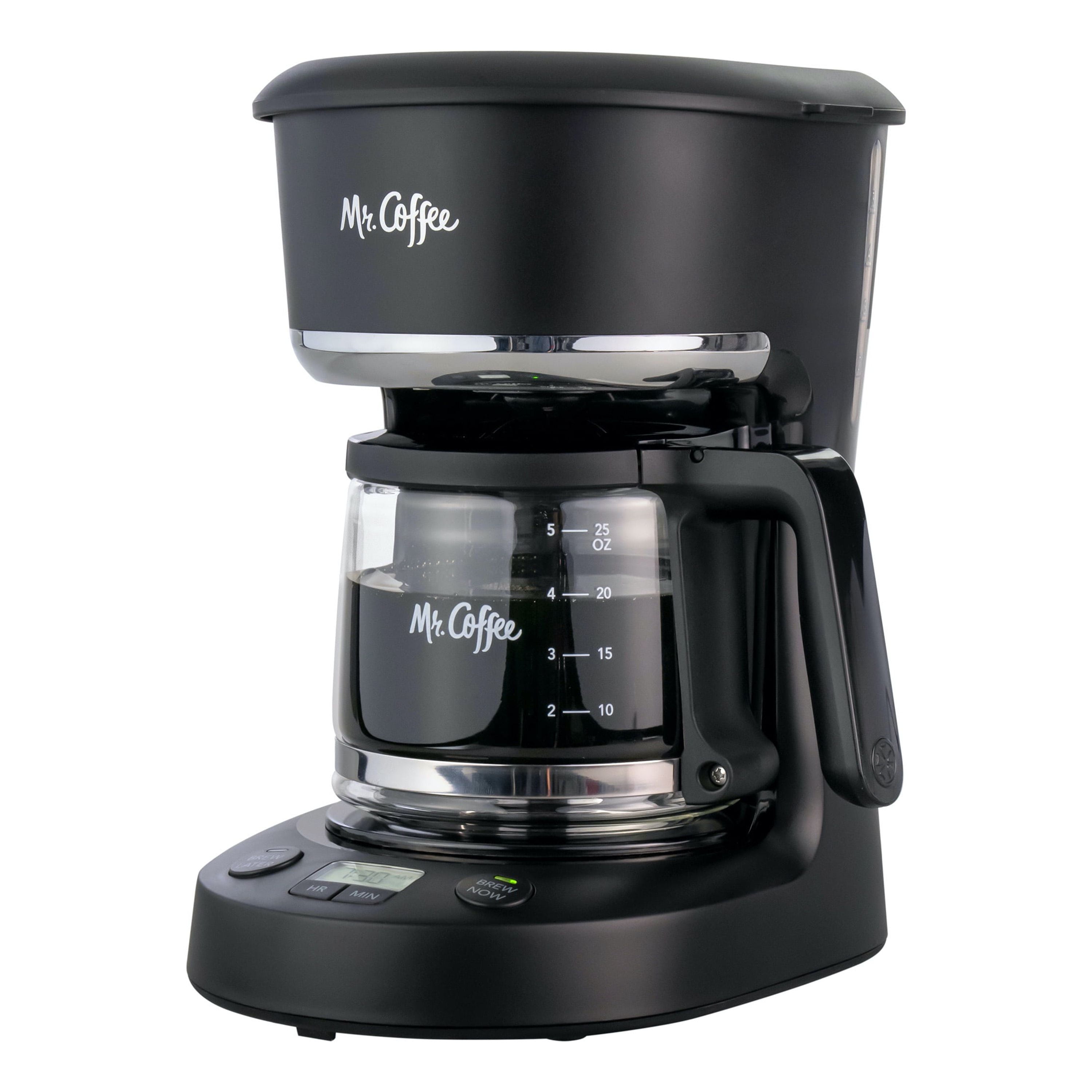 Mr. Coffee® Black/Chrome Programmable Coffee Maker, 5 c - Harris