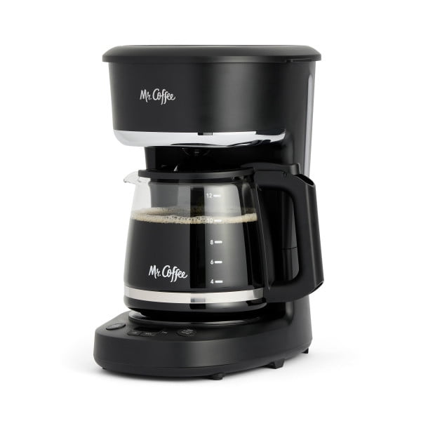Mr. Coffee Mini Brew Programmable Coffee Maker, 5-Cup Coffee Maker, Black