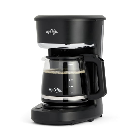 Mr. Coffee Mini Brew Programmable Coffee Maker, 5-Cup Coffee Maker, Black