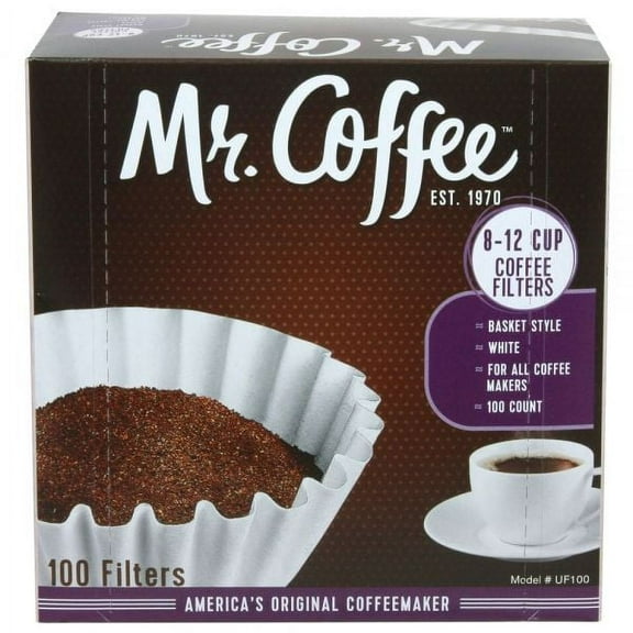 Mr. Coffee 8 - 12 Cup Coffee Filters, Box of 100
