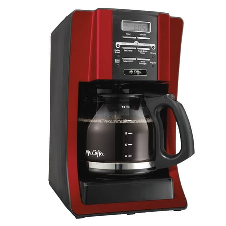 Mr. Coffee Advanced Red 12-Cup Drip Coffee Maker