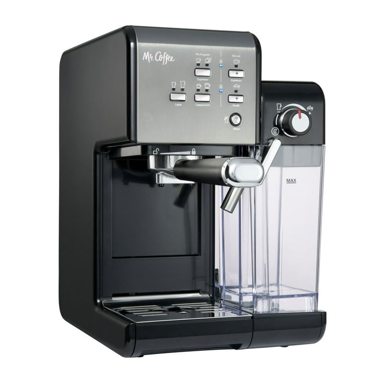 Mr. Coffee 1 Touch Espresso & Cappuccino Maker, 19 Bar Mr. Coffee 1 Touch Espresso & Cappuccino Maker, 19 Bar