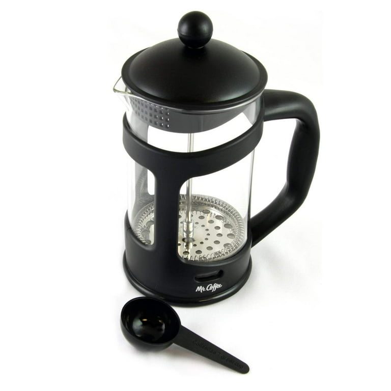 Mr. Coffee Brivo 28 oz. Glass Coffee Press with Plastic Lid Walmart