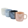 thumbnail image 1 of Mr. Coffee Cafe Celestial 4 Piece 14.8 Ounce Stoneware Pearlized Mug Set in Assorted Colors, 1 of 5