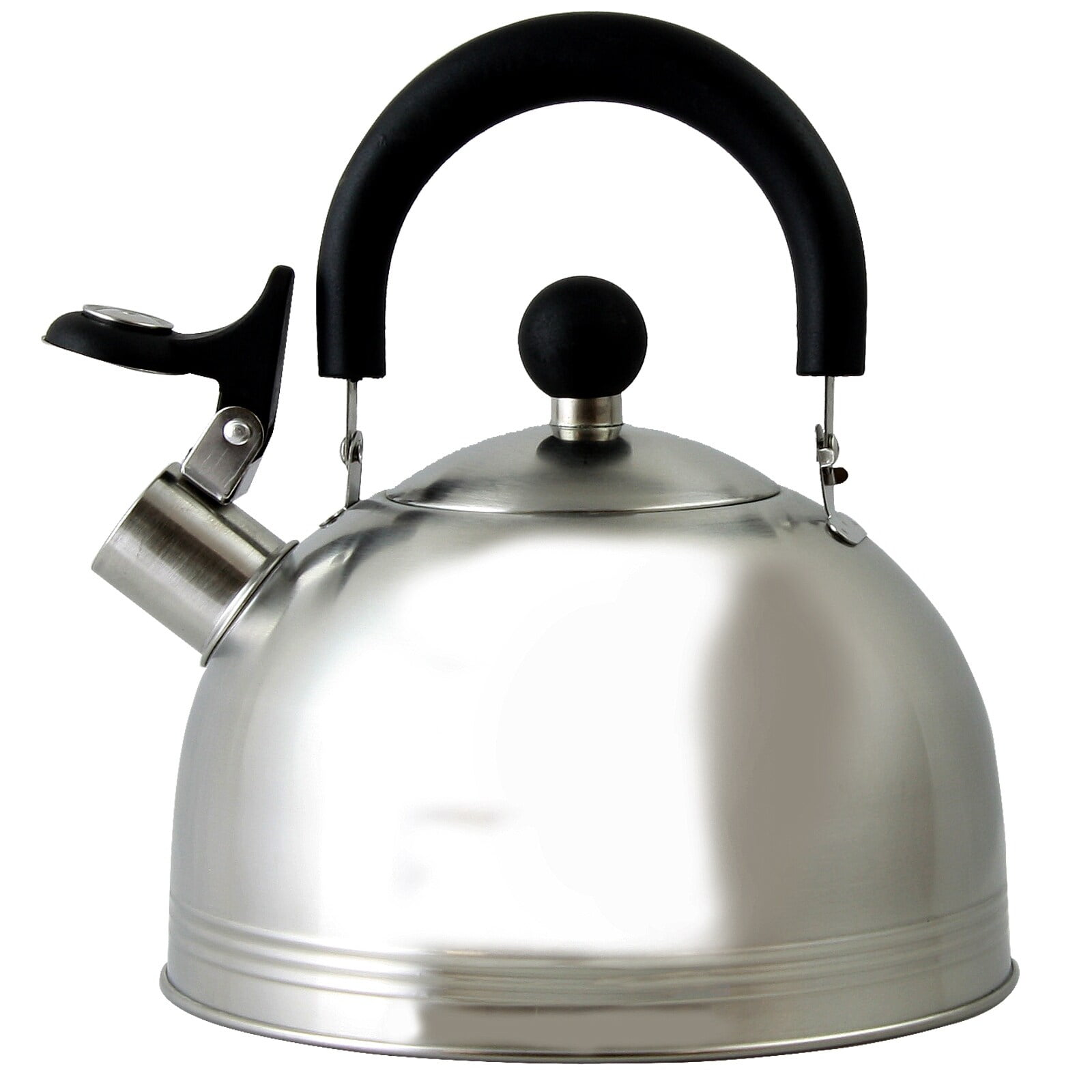 Rorence 3.5-Quart Stainless Steel Whistling Tea Kettle - Black – Rorence  Store