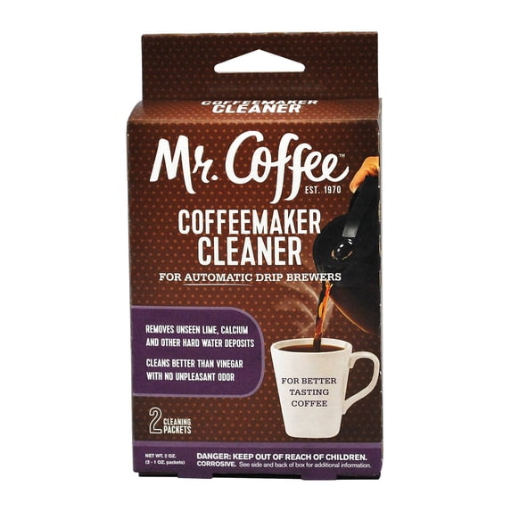 Mr.Coffee Coffeemaker Cleaner for Automatic Drip Brewers, 2 Ct