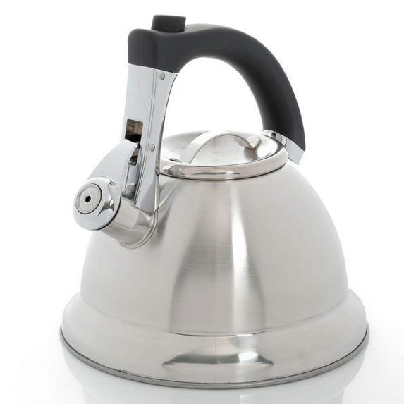 Mr Coffee Collinsbrook 2.4 Qt Stainless Steel Whistling Tea Kettle