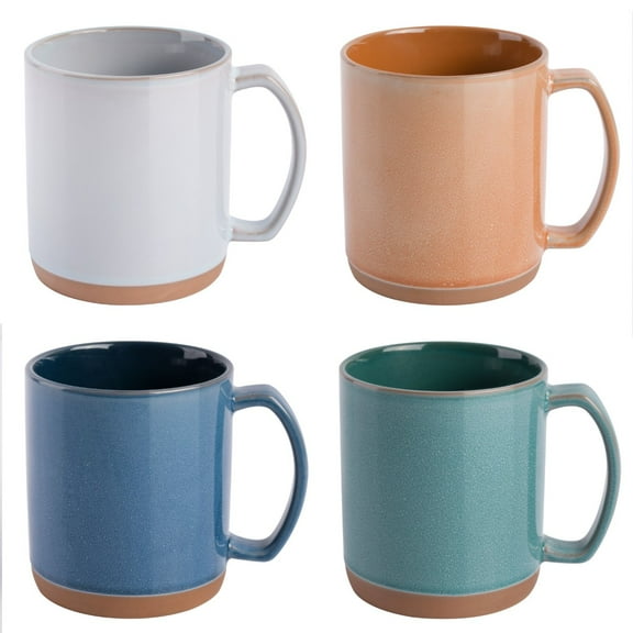 Mr. Coffee Dorsey 4 Piece Assorted Color Mug Set