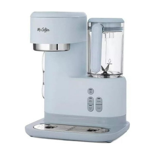 Mr. Coffee Frappe Hot and Cold SingleServe Coffee Maker Light Gray