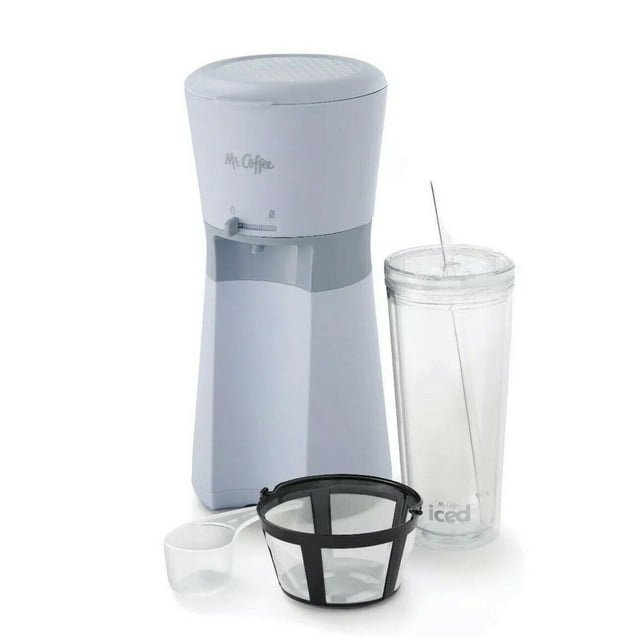 Mr. Coffee Iced Coffee Maker with Reusable Tumbler and Coffee Filter