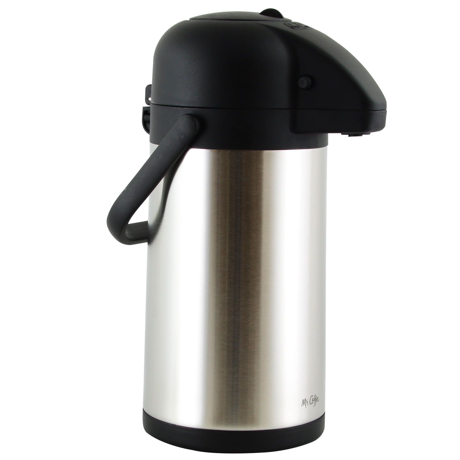 NEW THERMOS BRAND 2 QT. INSULATED PUMP POT HOT LIQUID 12hrs COLD 24hrs