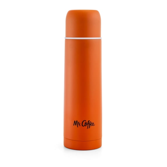 Mr. Coffee Javelin 16 Ounce Stainless Steel Thermal Travel Bottle in Orange