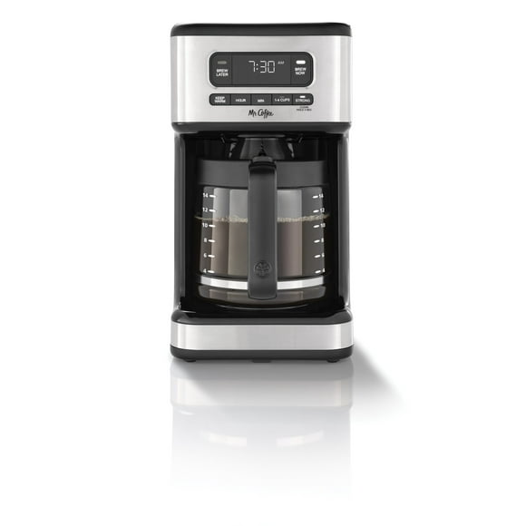 Mr. Coffee Light Stainless Steel 14-Cup Programmable Coffee Maker