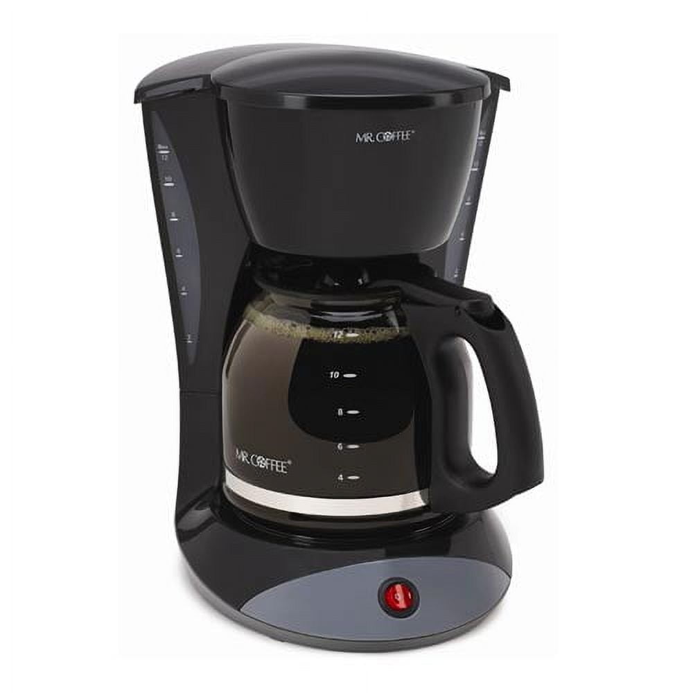 Mr. Coffee 12 Cup Coffee Maker, Easy Switch with Auto-Pause, Black