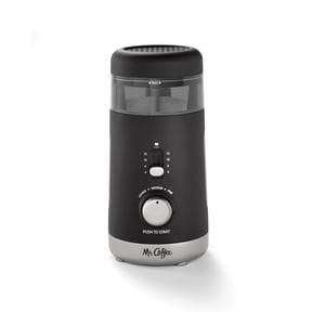 Mr. Coffee Multi-Grind 12 Cup Automatic Coffee Grinder | Chamber Cleaning System | 5 Grind Settings | Auto Shutoff