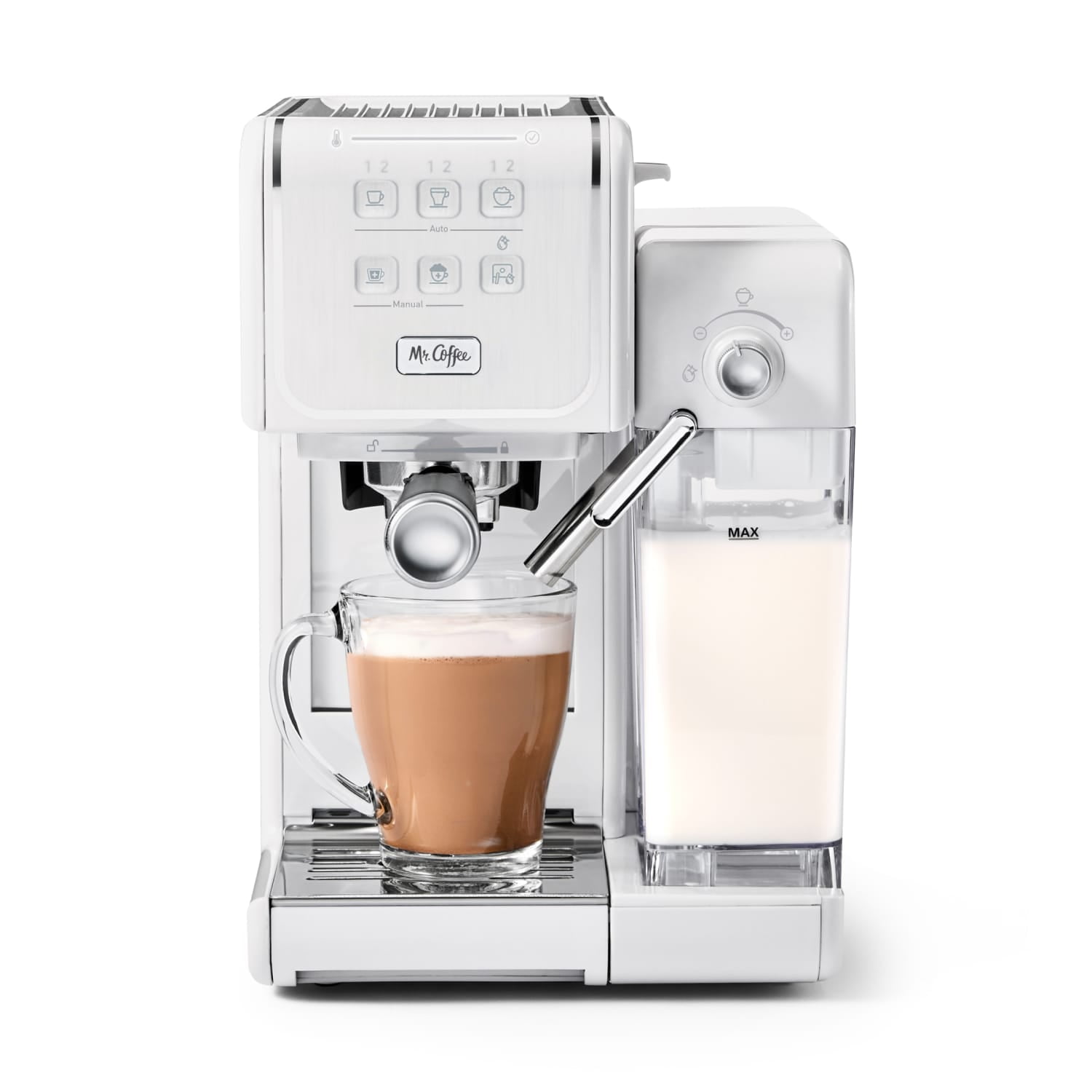Mr. Coffee One-Touch CoffeeHouse Espresso & Latte Maker with Milk