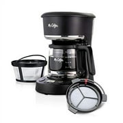 Mr. Coffee Programmable Black 5-Cup Drip Coffee Maker