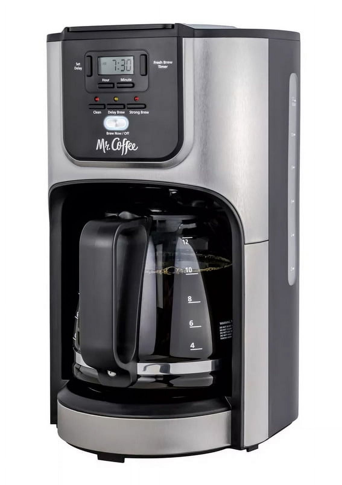 Beautiful 14-Cup Programmable Drip Coffee Maker with Touch-Activated  Display, Oyster Grey by Drew Barrymore
