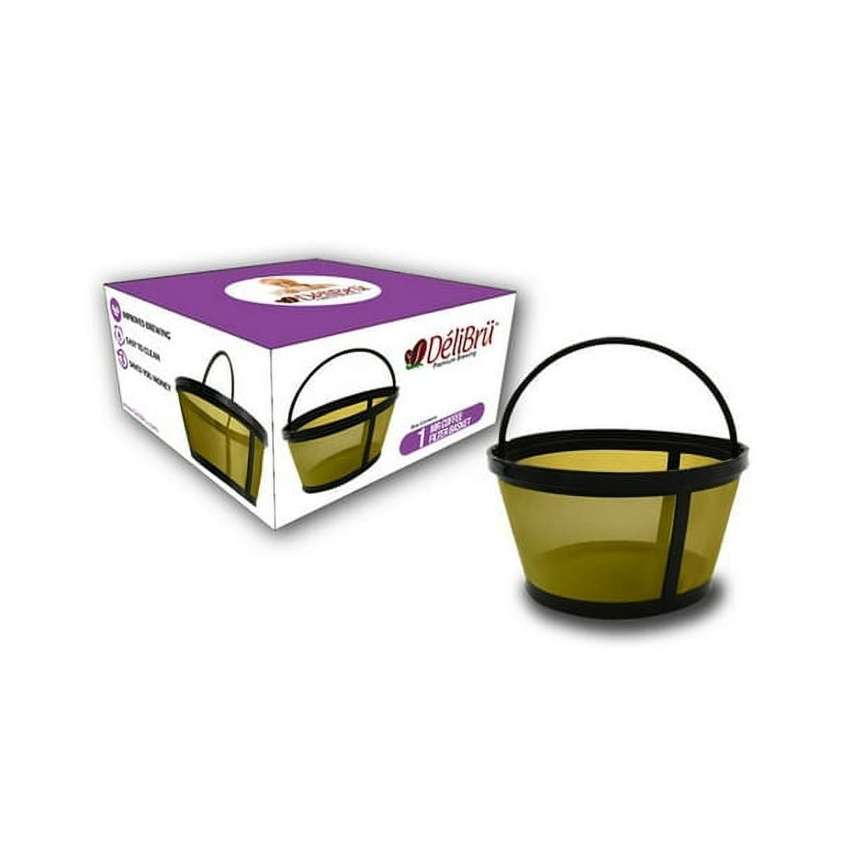 Mr Coffee 812 Cup Reusable Filter Basket for Coffee Maker and Brewers, BPA Free