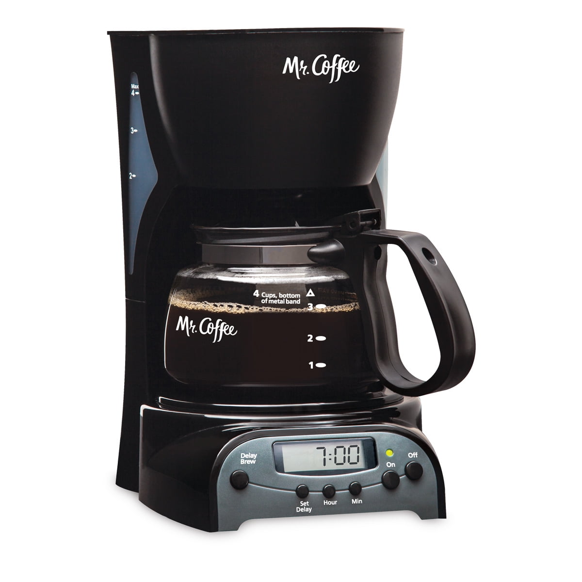 Mr. Coffee JR-4 4 Cup Automatic Drip Coffee Machine - White for